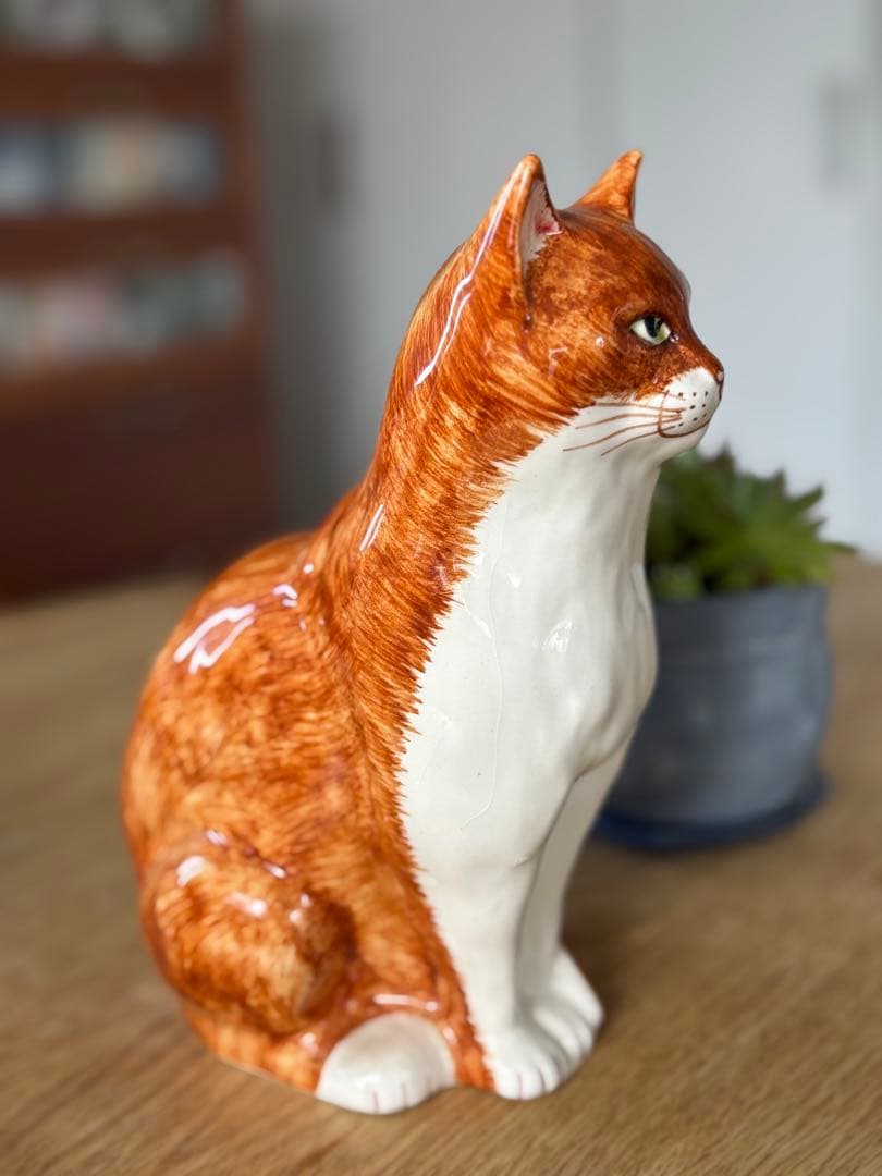 猫の置き物３点セット フィリップ・ローレストン作 英国BABBACOMBE窯