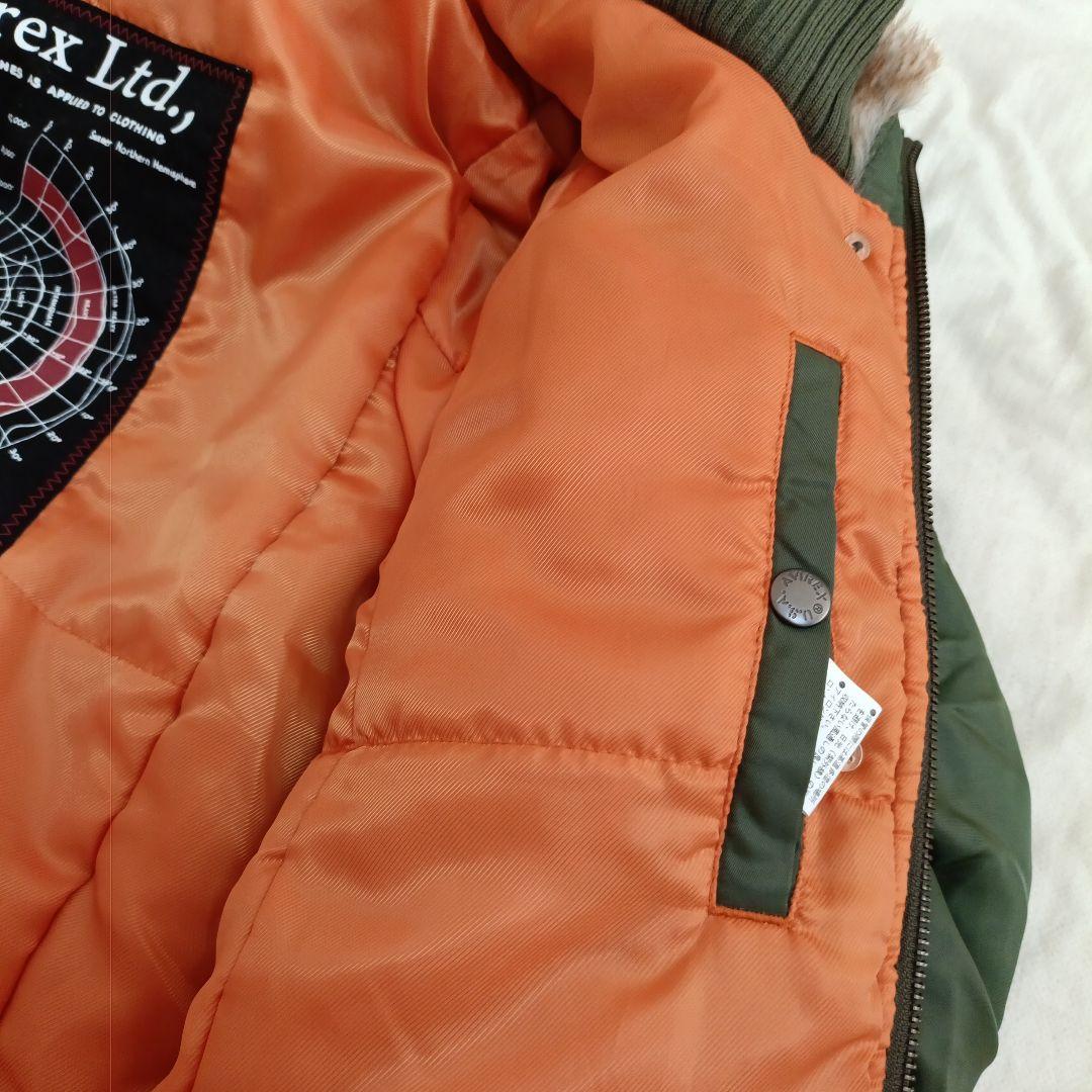【美品】Avirex Ltd ラクーンファー　モッズコート L-2B ロング丈