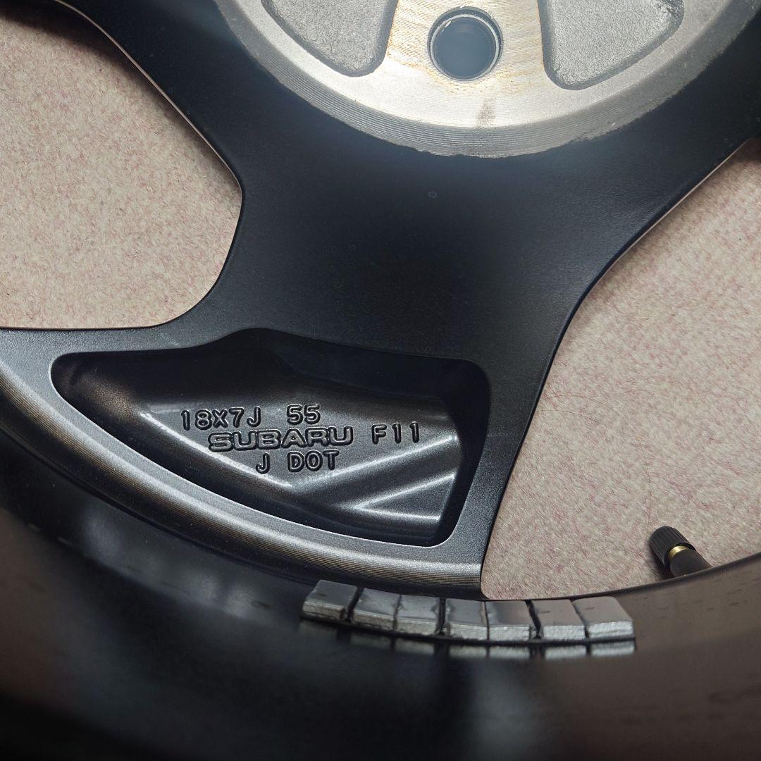 1本 新車外し ENKEI製 スバル GUF型クロストレック プレミアムSHEV