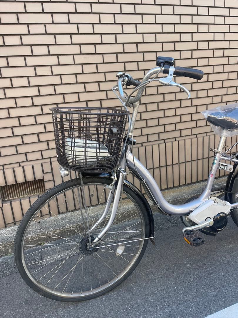 防犯登録込み新品バッテリー8.9ahヤマハパスナチュラル電動アシスト自転車