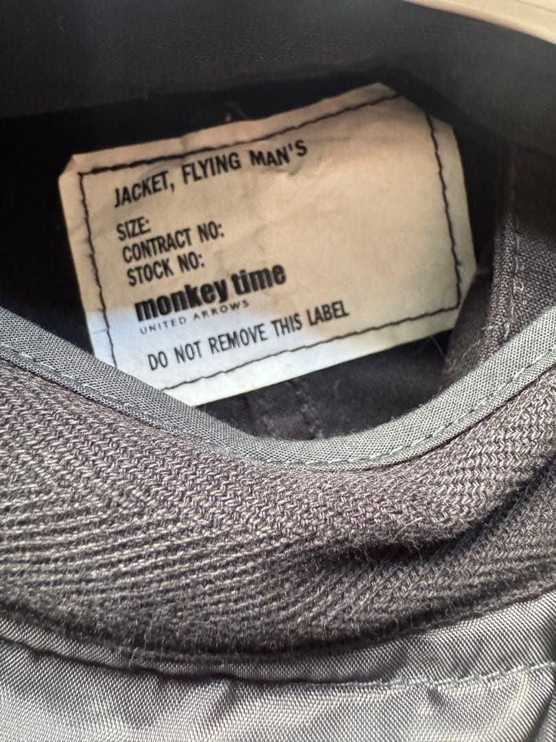 モンキータイム MONKEY TIME ショートモッズコート 脱着ライナー付き