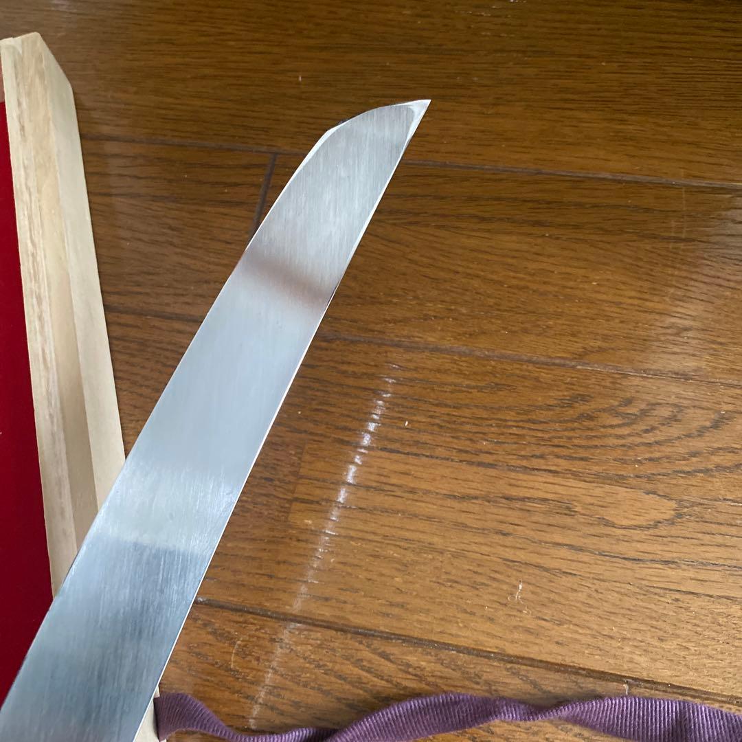 堺孝行　先丸　柳刃包丁　青ニ銅 富樫作 包丁 尺一