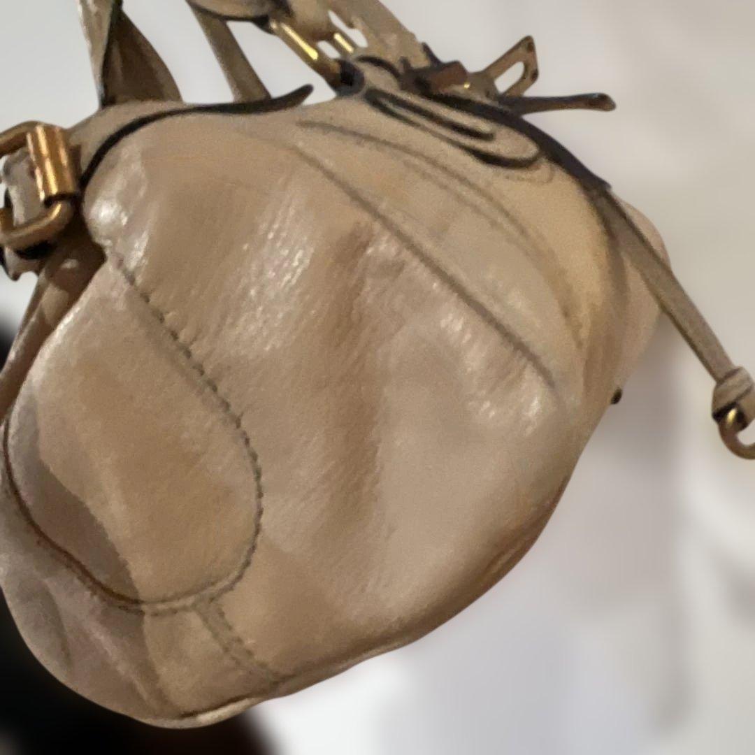 クロエ　chloe パディントン カデナレザートートバッグ ショルダー ベージュ