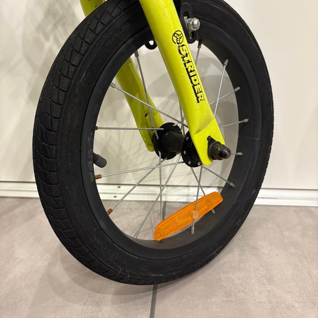ストライダー限定色 STRIDER 14X ライムイエロー 幼児自転車