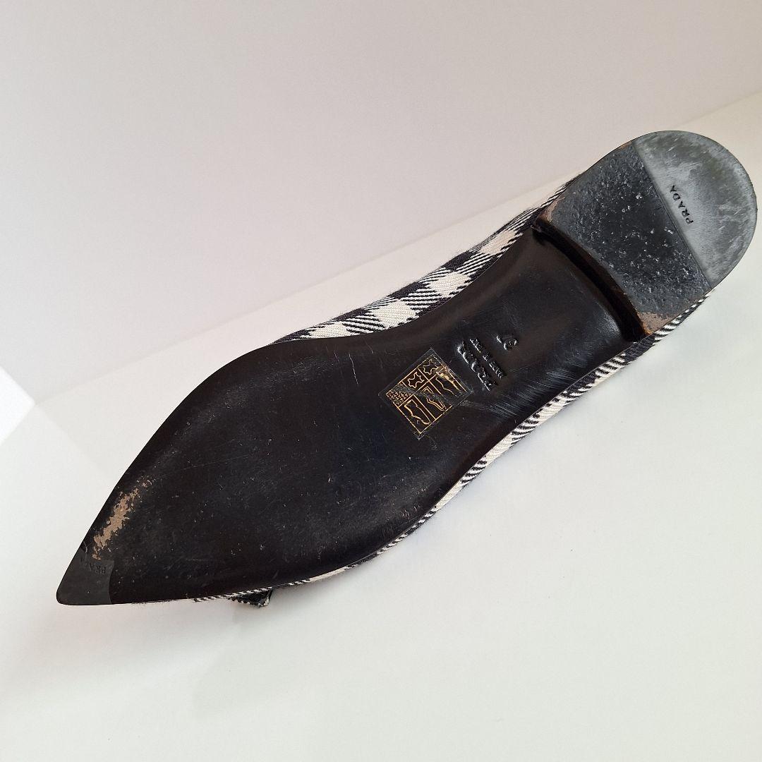 PRADA プラダ フラットシューズ パンプス　 24cm