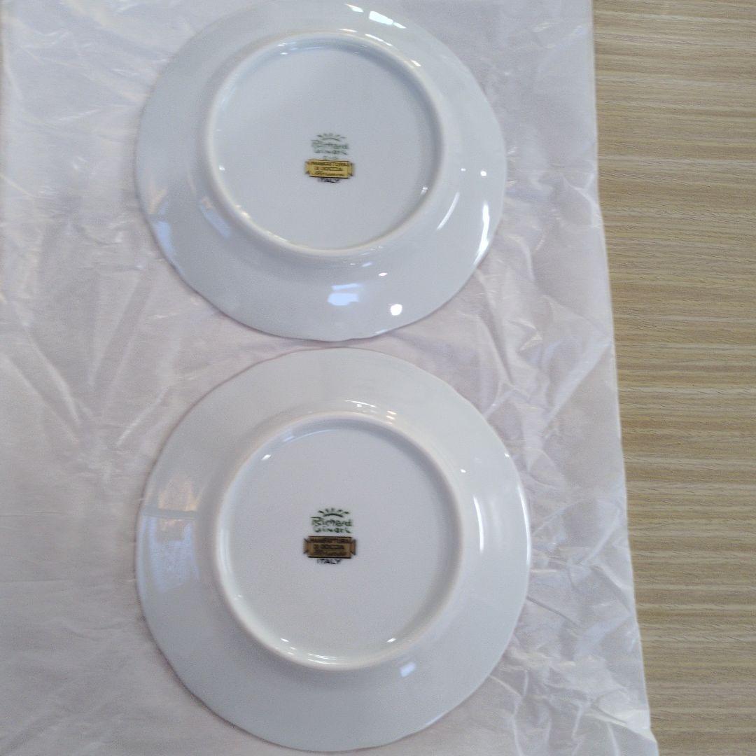 リチャードジノリ アンティックローズ17cmプレート2枚