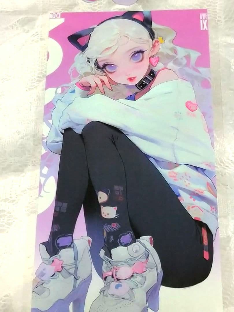 ラスト✩廃盤品✩J673＃猫の女郎(PET)切り売り海外人物女の子AIマステ