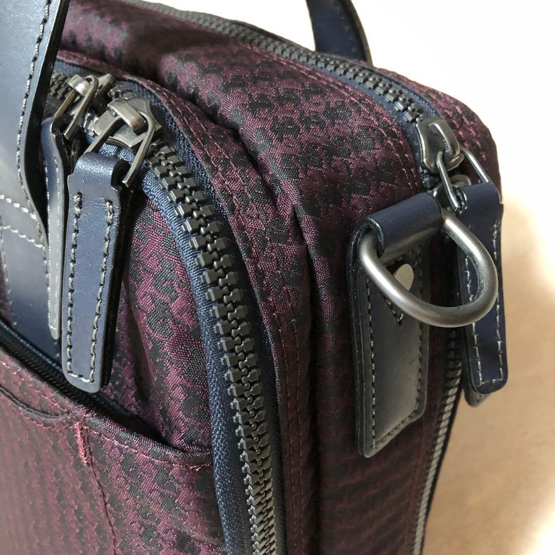 未使用　ポールスミス　ブリーフケース　ビジネスバッグ　千鳥格子　大容量　3way