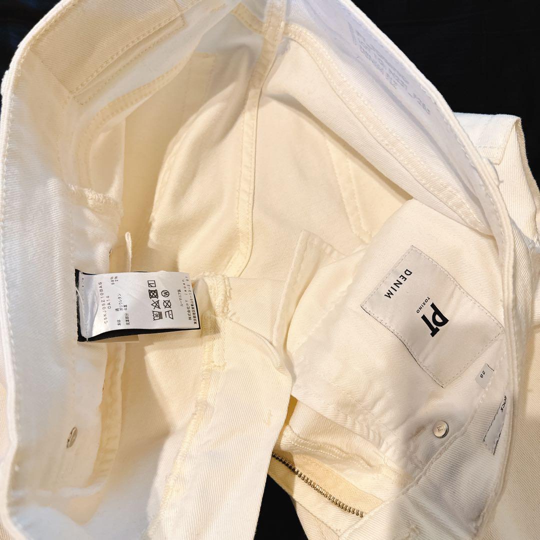 PT TORINO DENIM ホワイト 28