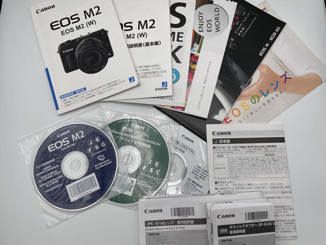 puri 【極美品】Canon EOS M2 ミラーレスカメラ 望遠レンズ