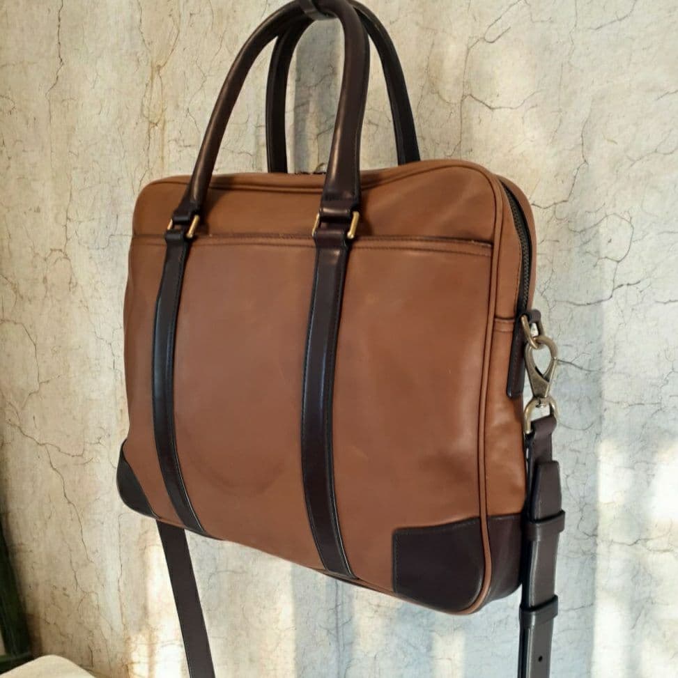 COACH 2way ビジネスバッグ ブリーフケース A4収納 オールドコーチ