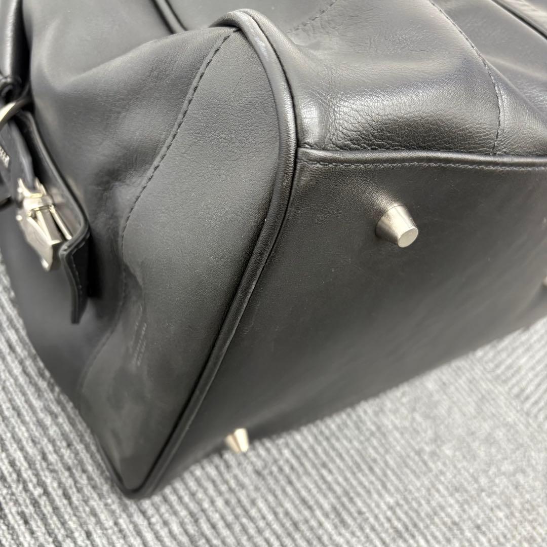 美品　コーチ　COACH F05404 ボストンバッグ　鍵付き　大容量　レザー