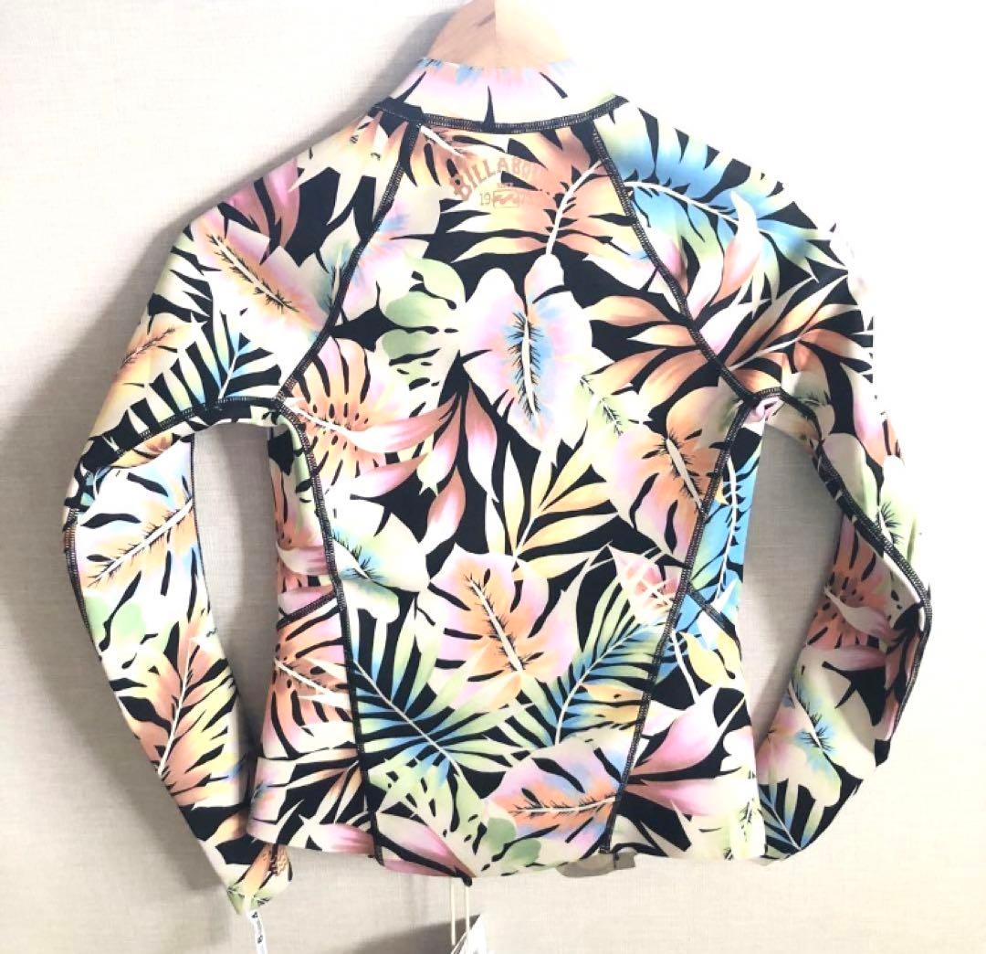 M BILLABONG レディース 長袖タッパー フロントジップ ウェットスーツ