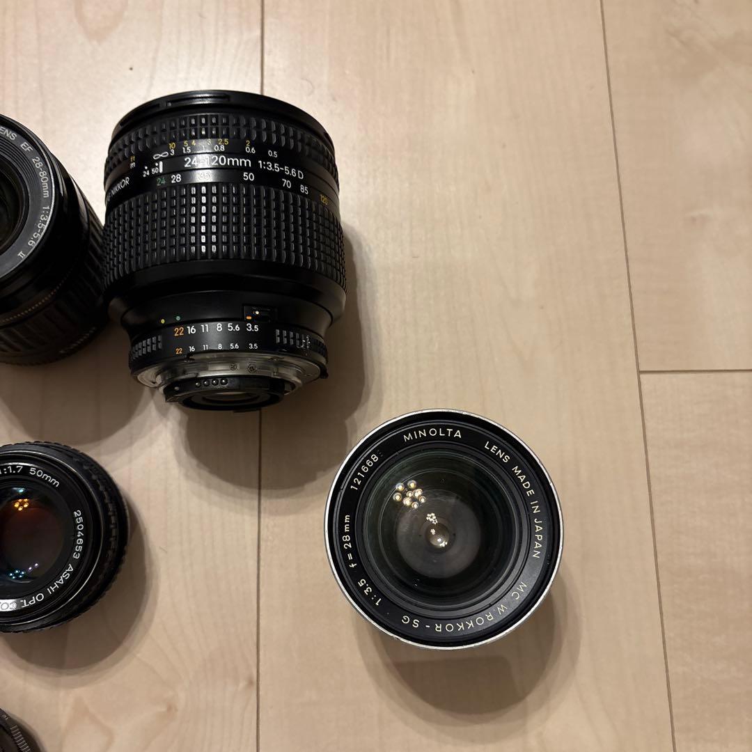 AF NIKKOR EF instax カメラ　レンズ　まとめ