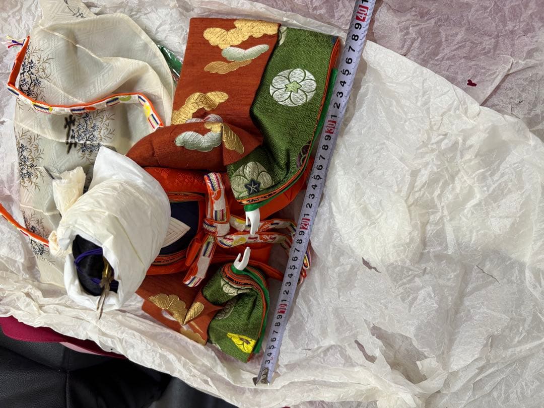 伝統的 雛人形 木箱入