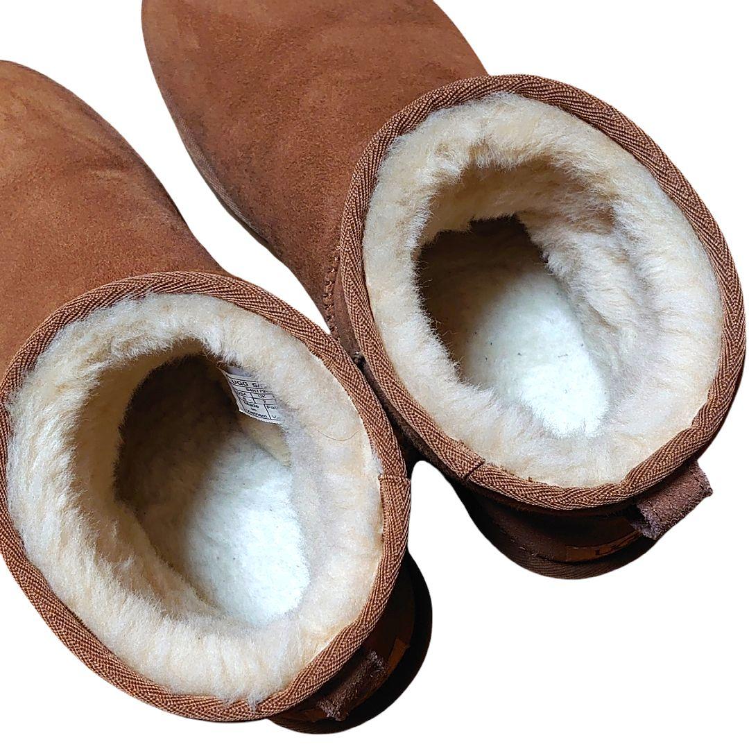 【美品】UGG クラシック ミニ ムートン ショートブーツ 26cm