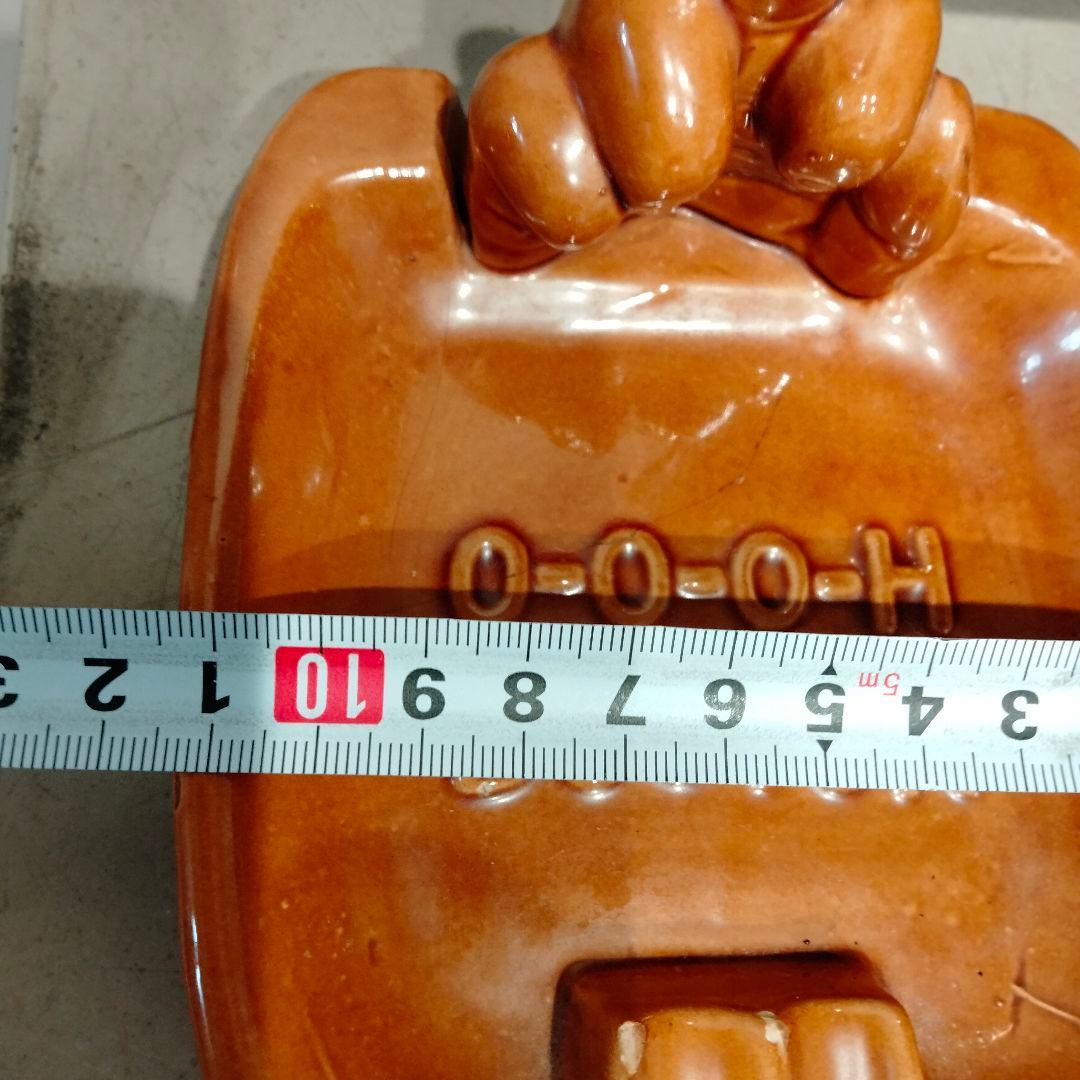 Fuck 　ファックユー　ハンド　手　置物　ビンテージ　反戦　灰皿 茶