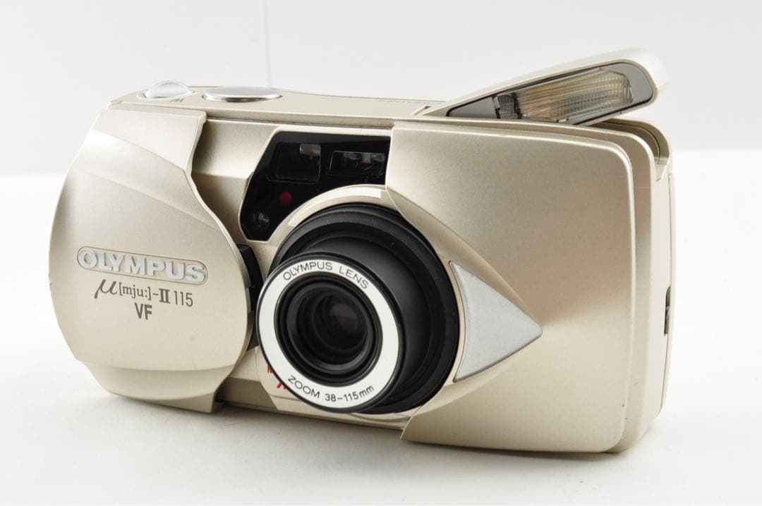 美品　OLYMPUS μ-ii mju 115 VF ミュー フィルムカメラ
