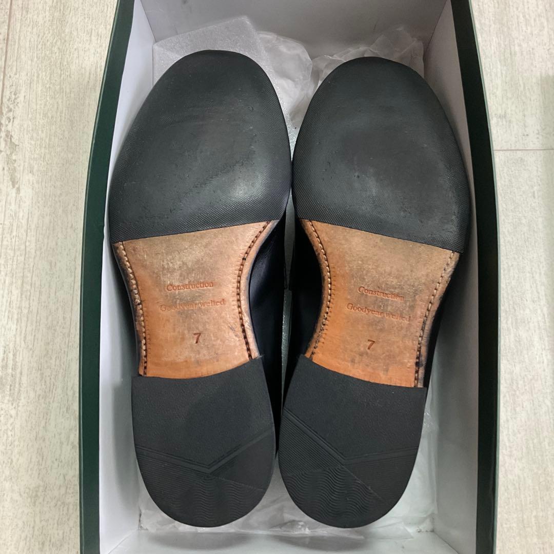 ユニオンインペリアル　ローファーU2004 黒　サイズ7