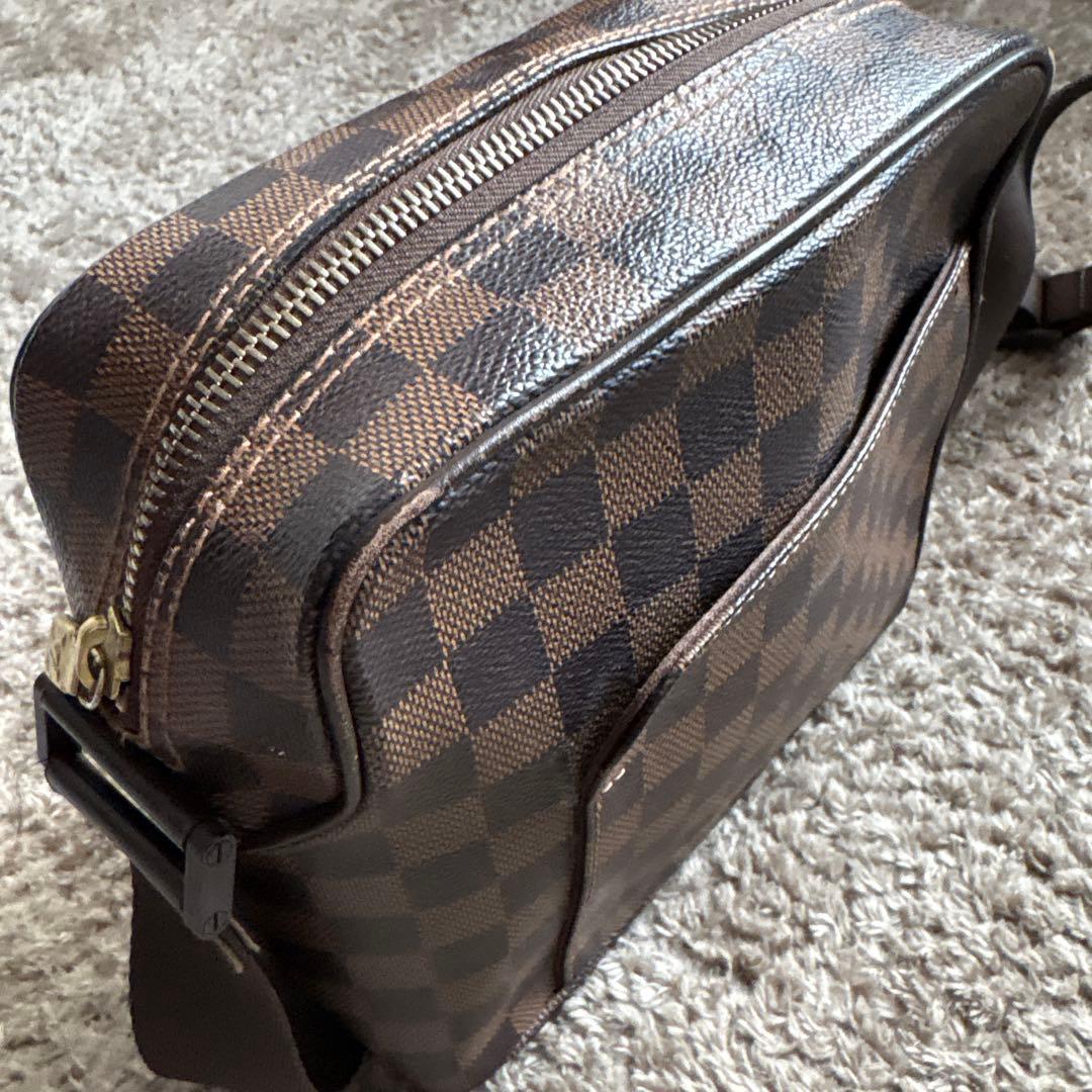 LOUIS VUITTON ダミエ エベヌ オラフ ショルダーバッグ