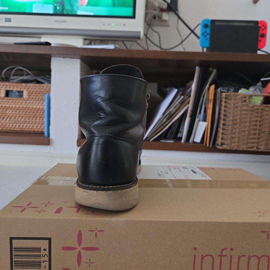 T*h様 レッドウィング　アイリッシュセッター　黒　8½D 犬タグ