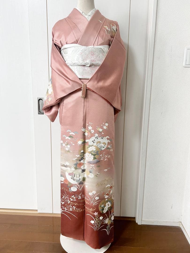 美品　正絹訪問着　フルセット4点　入学式　七五三　お宮参り　結婚式