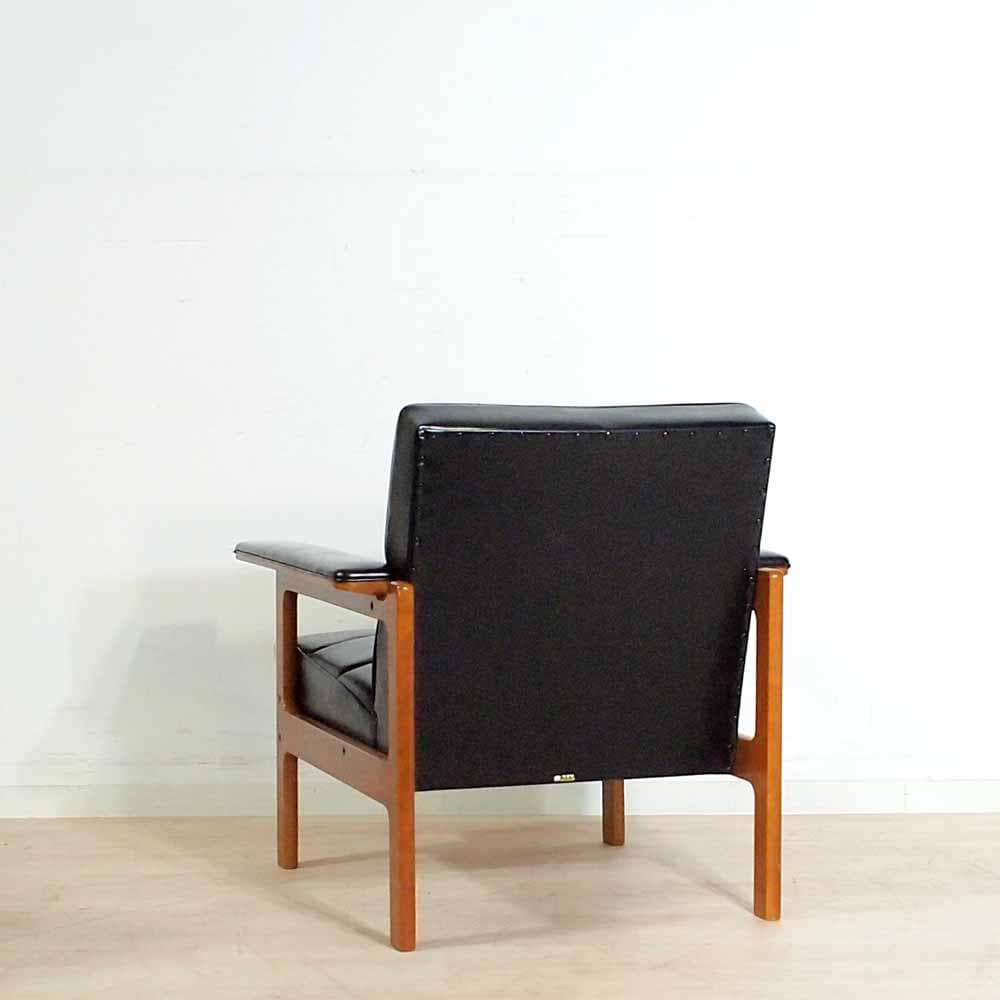 オールドカリモク シングルソファ B ワイドアーム Kチェア ZR24349