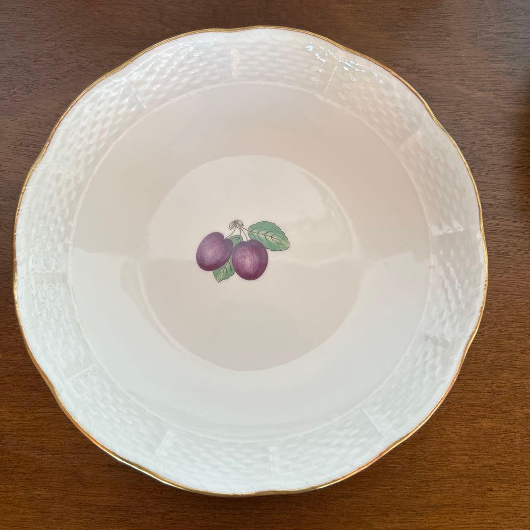 リチャードジノリ　ボンジョルノプルーンスーププレート　ベッキオホワイト　5枚