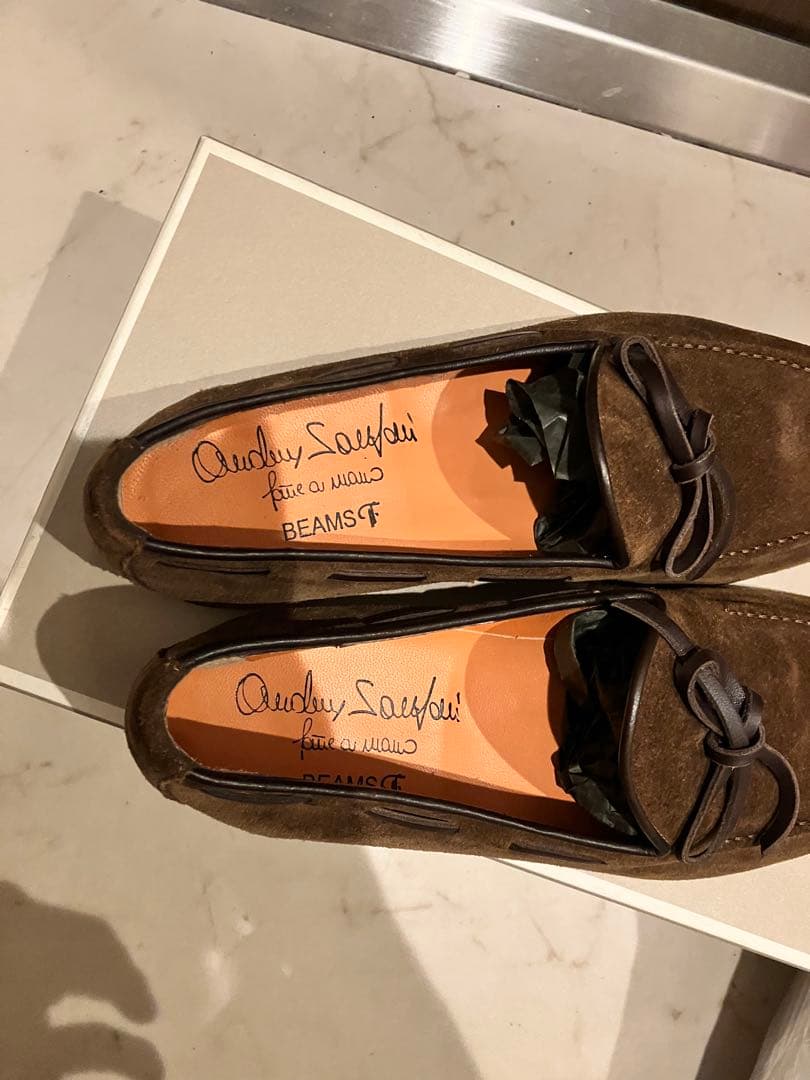 Santoni サントーニ スエード シューズ　BEAMS F