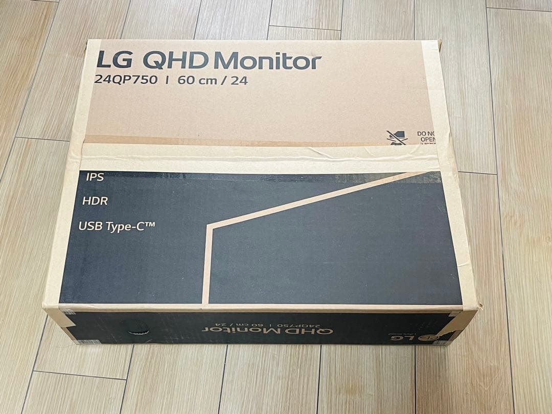 【美品】LG 24QP750-B WQHD IPS モニター付属品完備·元箱あり