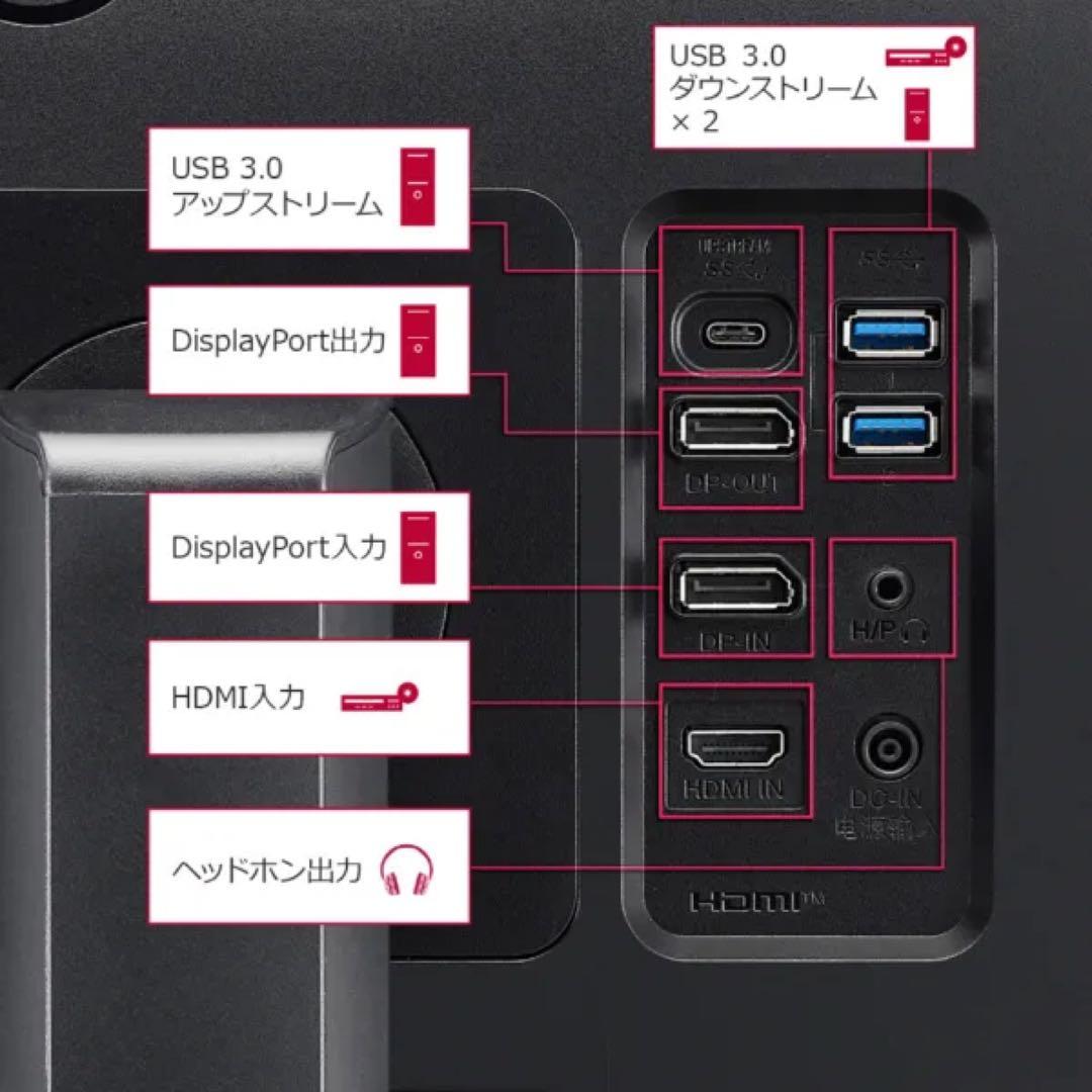 【美品】LG 24QP750-B WQHD IPS モニター付属品完備·元箱あり