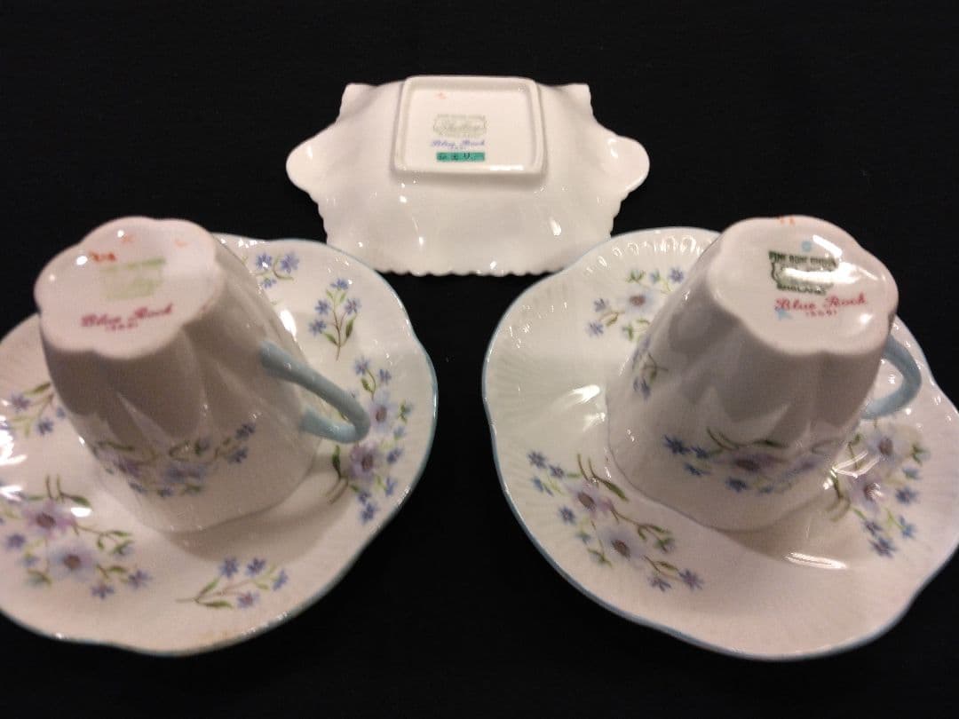 シェリーアンティーク　デミタスカップ　小皿セット