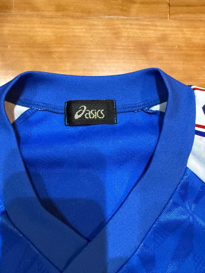 日清　アシックス　asics NISSIN 長袖ユニフォーム青　XOサイズ