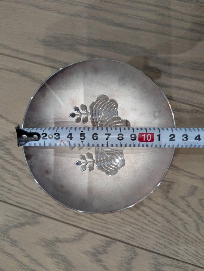 記念銀杯　内閣総理大臣　造幣局製造　シルバー　桐の箱付き