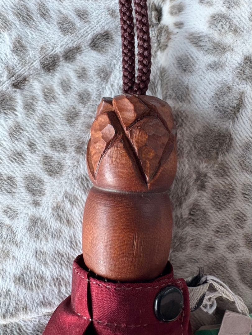 東京・モンブラン.ヤマグチ・高級創作.晴雨兼用・折りたたみ傘・絹100%!