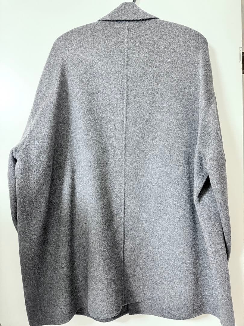 FRAMeWORKハミルトンバルカラーミドルコート36サイズ　グレー2025AW