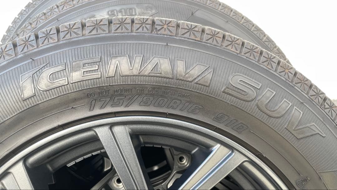 ICE NAVI SUV 175/80R16 ホイール　ジムニー スタッドレス