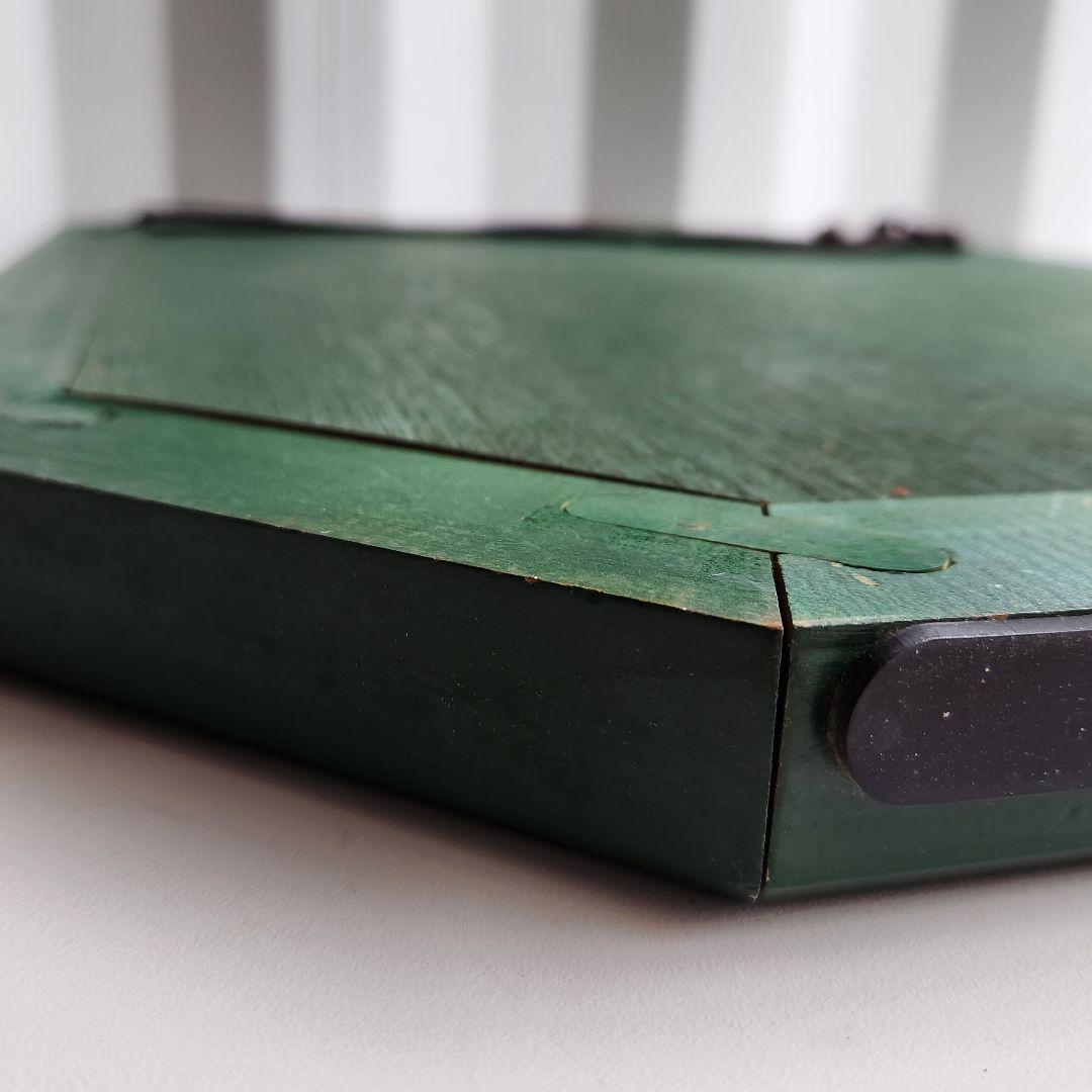 美品 ヴィンテージ　木製フレーム　8角形　ウォールミラー 壁掛け鏡 天然木 鏡