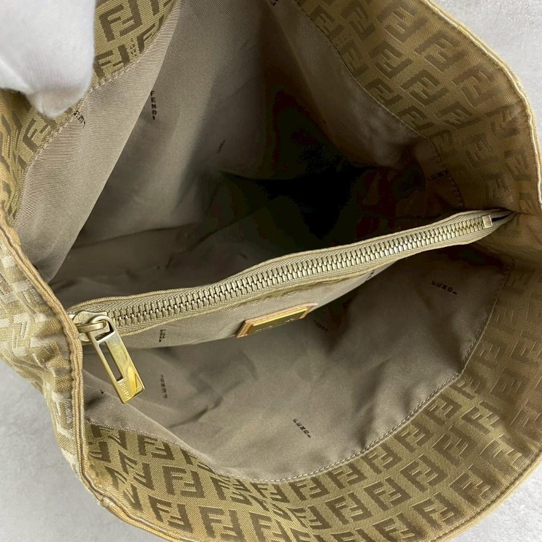 激レア！超美品 FENDI フェンディ ズッキーノ ベージュ トートバッグ