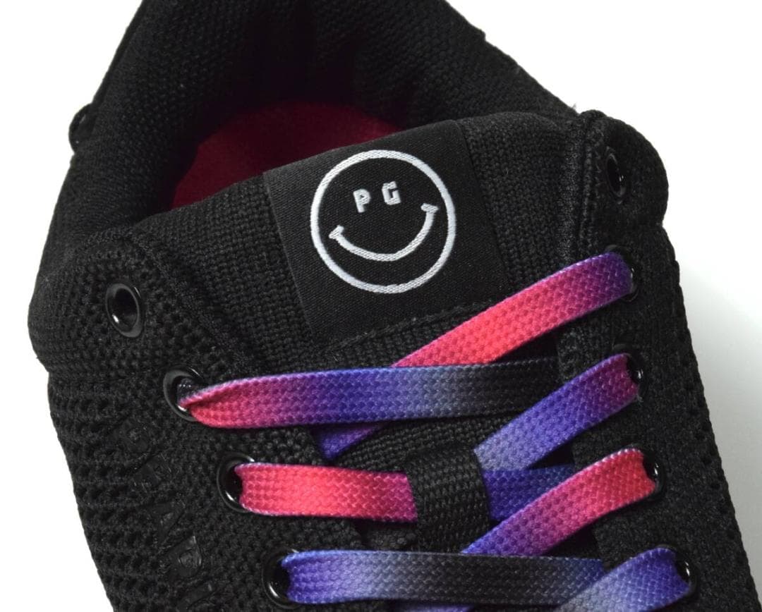 未使用3.5万 パーリーゲイツ ゴルフシューズ 25 ニコちゃん レディース