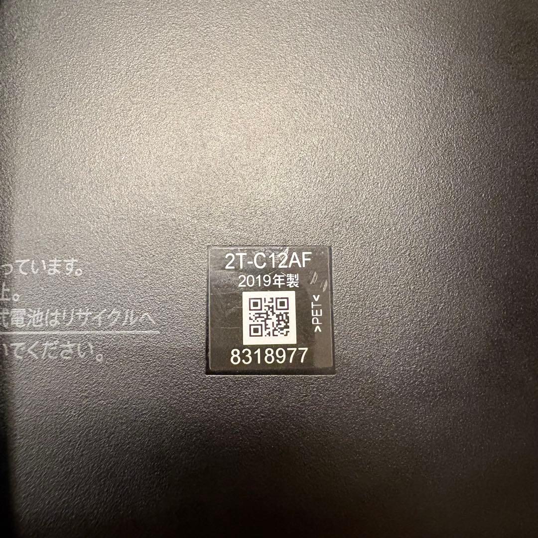 【中古】シャープ ポータブル液晶テレビ AQUOS ブラック 2T-C12AF