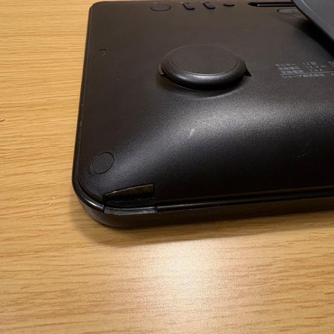 【中古】シャープ ポータブル液晶テレビ AQUOS ブラック 2T-C12AF