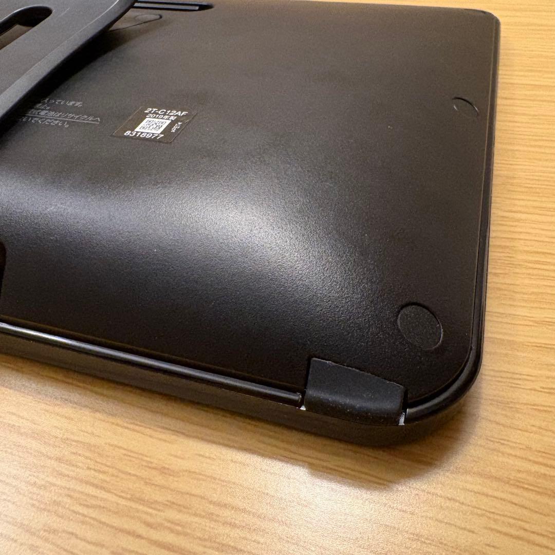 【中古】シャープ ポータブル液晶テレビ AQUOS ブラック 2T-C12AF