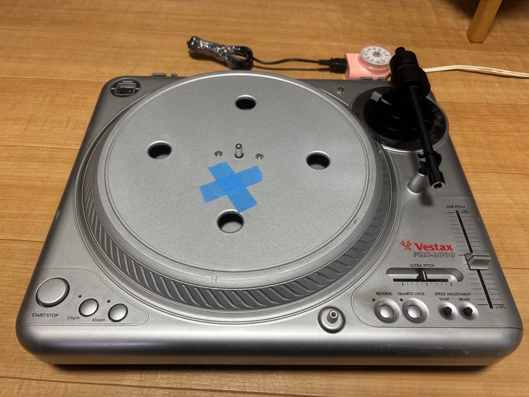 Vestax PDX-2000 1台+ジャンク1台+ダストカバー