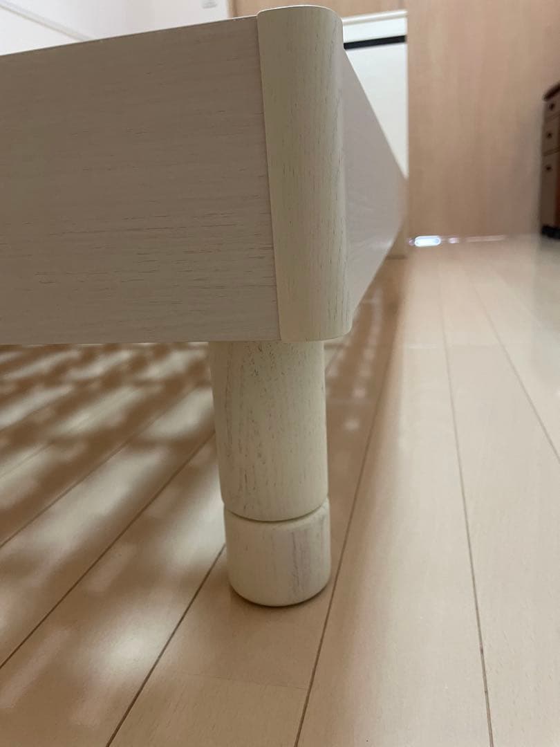 ニトリ⭐️すのこセミダブルベッドフレーム⭐️白