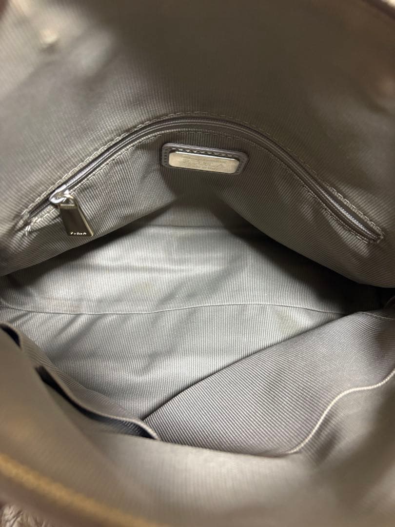 【超美品】フルラ　パイパー　グレージュ ハンドバッグ　ショルダーバッグ