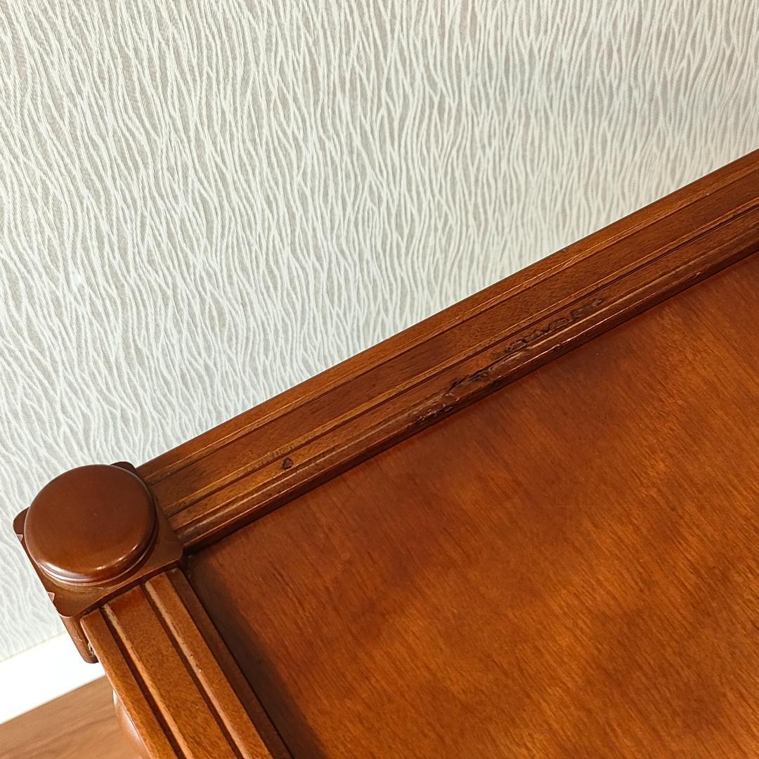 アンティーク　キャビネット　桜材　サイドキャビネット　開き扉