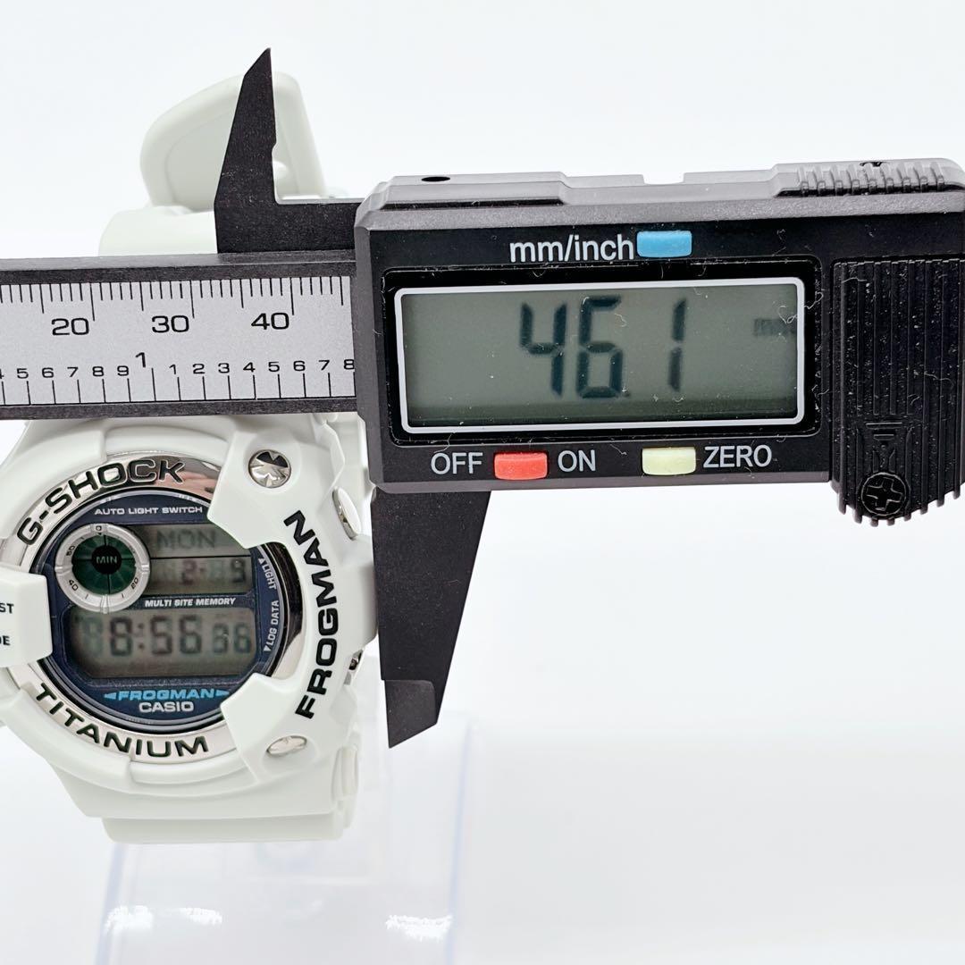 希少 CASIO G-SHOCK フロッグマン DW-9900 ホワイト チタン