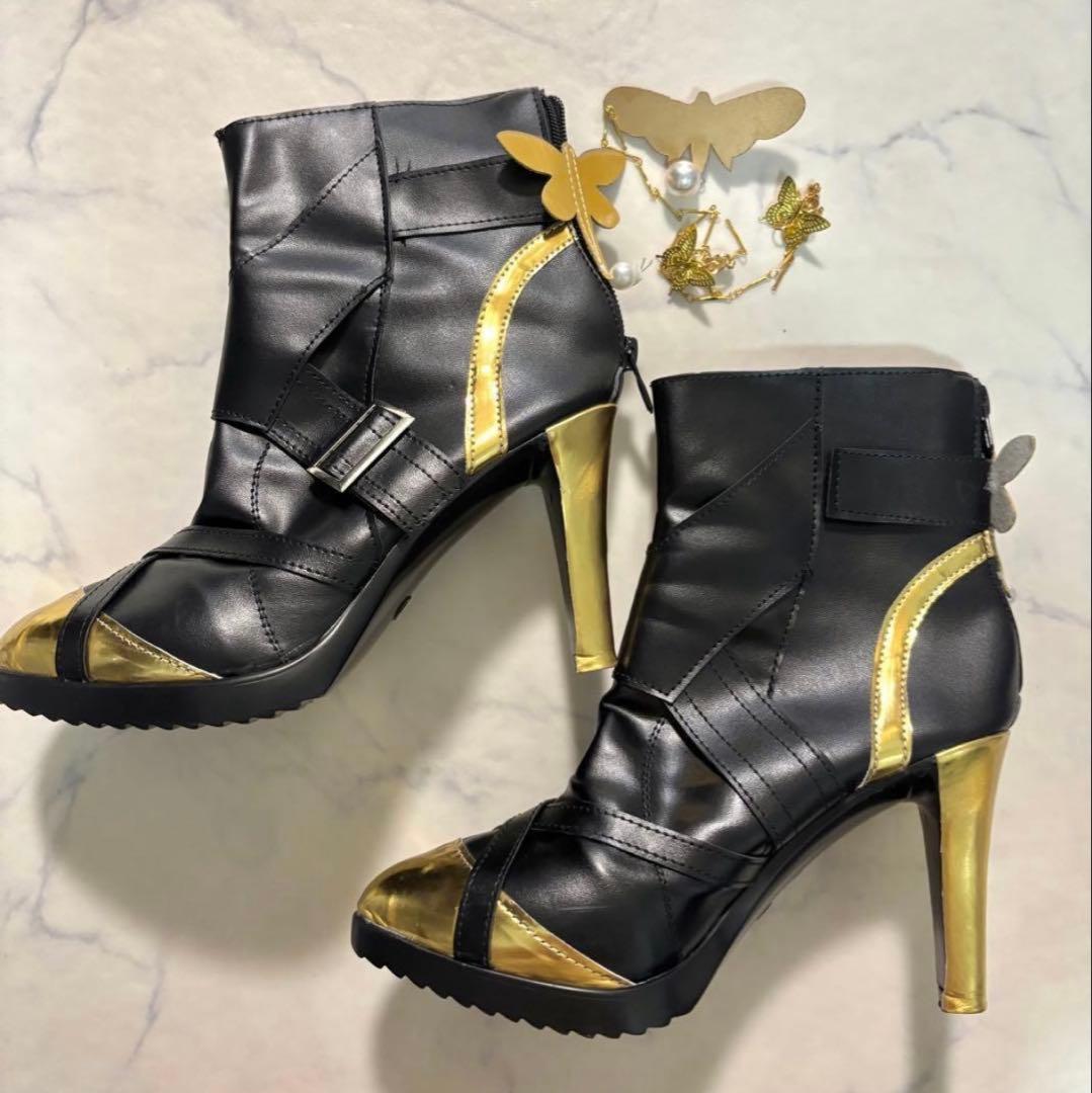 ゼンゼロ イヴリン　コスプレ衣装、ウィッグ、靴フルセット