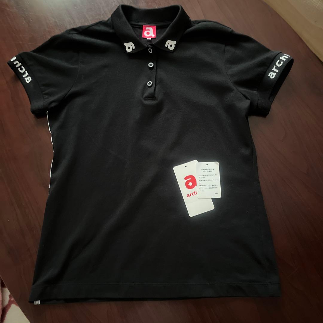 アルチビオ ブラック ポロシャツ